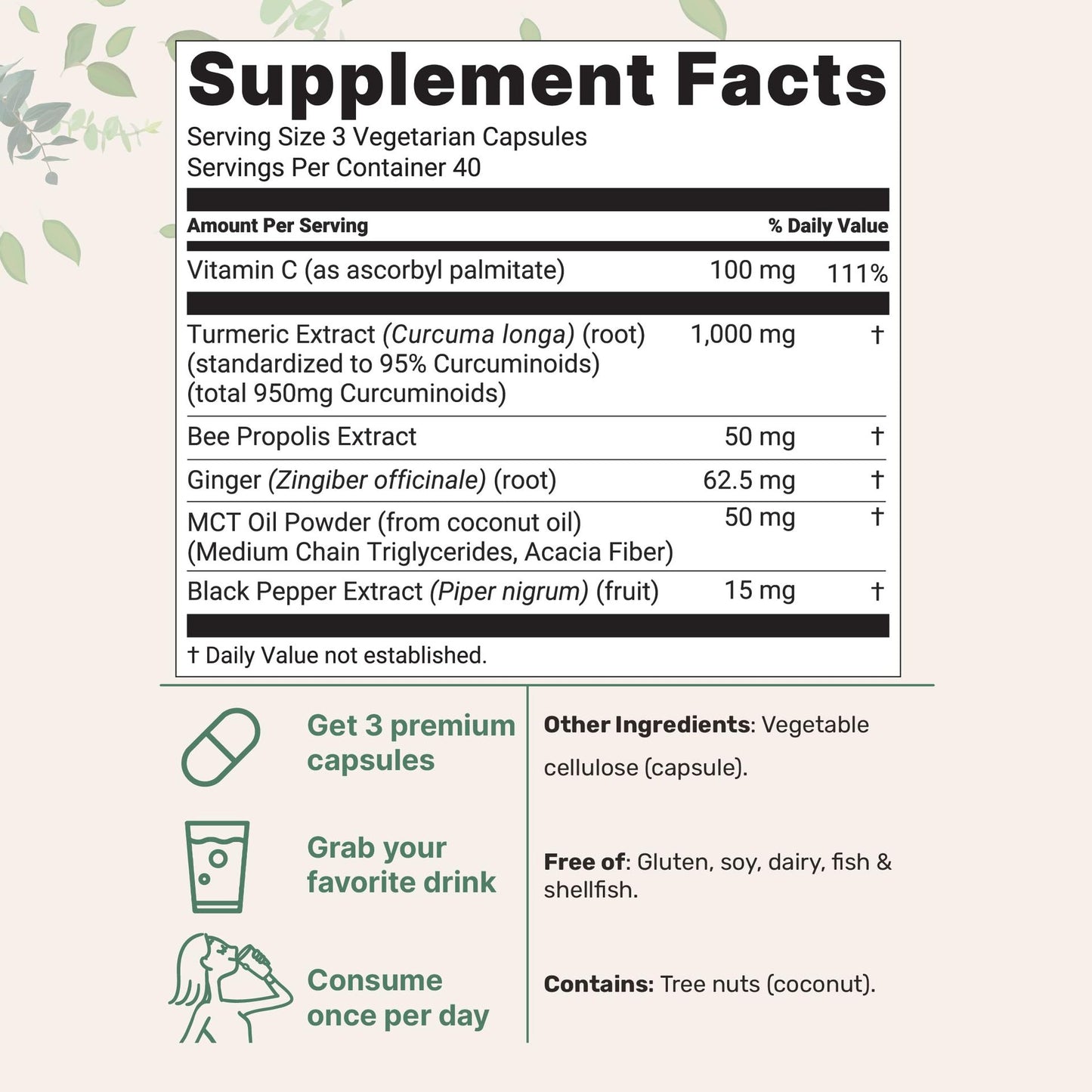 Pure Turmeric Curcumin 95